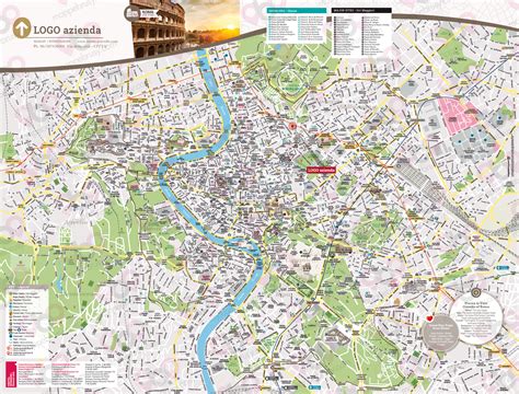 Mappa Di Roma Cartina Del Centro Storico Di Roma Personalizzata
