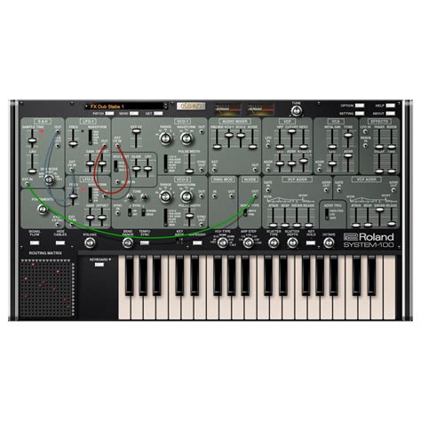 roland cloud system 100 virtual instrument at gear4music
