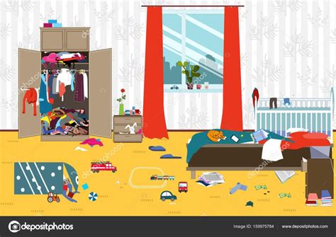 Messy Kids Room Clipart Best Messy Room Illustrations Royalty Free