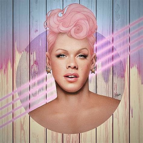 Pin By Anna Bodon On I Love Pnk Pink Singer Pink Art Cartoon Makeup