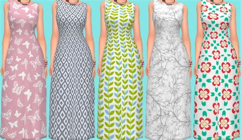 Annetts Sims 4 Welt Discover University Dresses Recolors Part 1