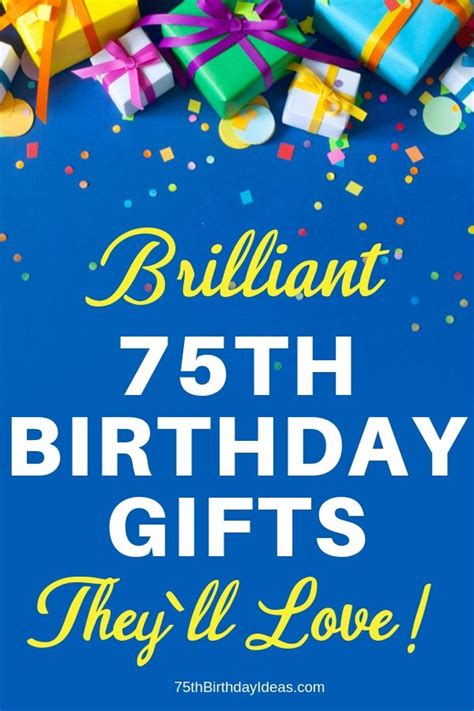 You also can choose various linked tips to this article!. Top 75th Birthday Gifts - 50 Best Gift Ideas for Anyone ...