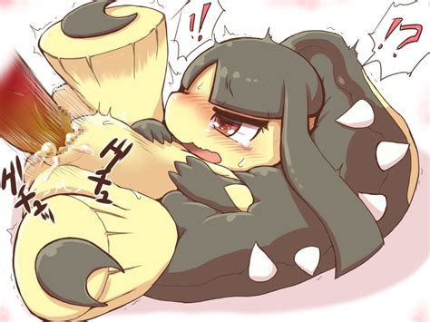 Rule 34 Blush Censored Female Female Interspecies Mawile Open Mouth Penis Pokemon Pussy Red