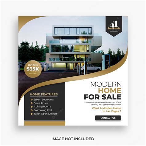 Premium Psd Real Estate House Social Media Post Or Square Banner Template