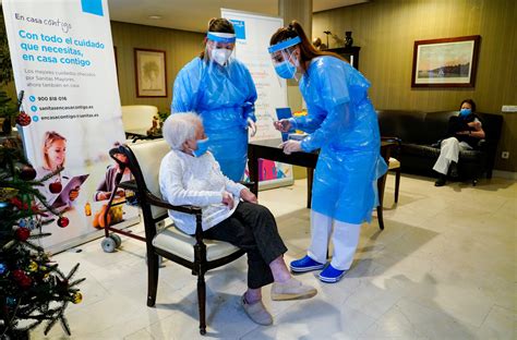 Spain close to vaccinating all nursing-home residents, on track for ...