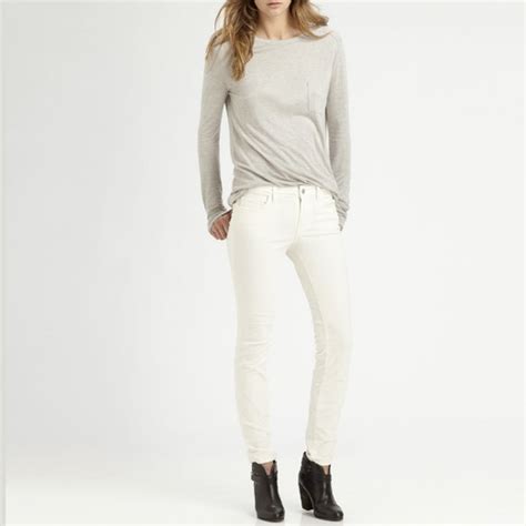 J Brand Mid Rise Corduroy Skinny Jeans Rank Style