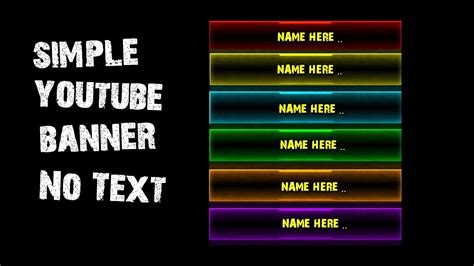 Create stunning ➧ banners for your youtube channel ⏩ crello ~ with no design skills ✍ make captivating youtube channe art free. Youtube Banner No name No Text - YouTube