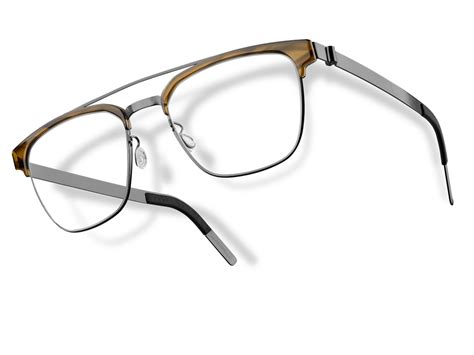 lindberg strip titanium 9800 men glasses designer glasses half frame glasses