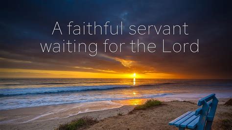 A Faithful Servant Waiting For The Lord David Wilkerson Servant