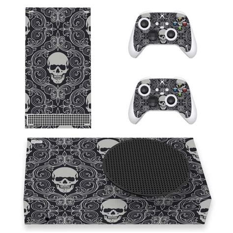 Skull Art Skin Sticker For Xbox Series S And Controllers Consoleskins