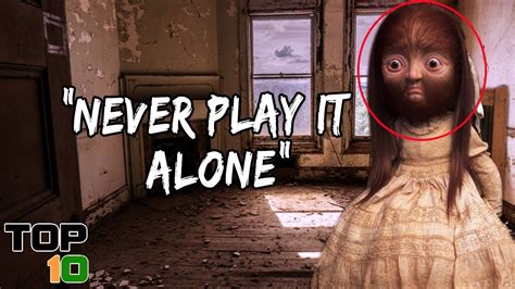 Top 10 Paranormal Games You Should Never Play Youtube