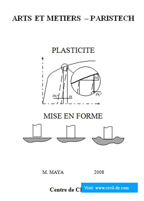 Arts Et Metiers Paristech Plasticite الدليل الشامل للمهندس المدني