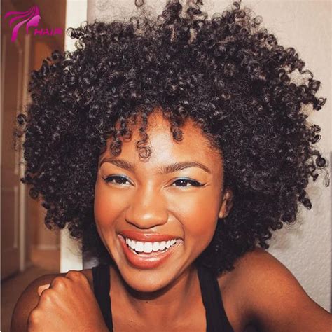 10a Brazilian Virgin Hair Full Lace Human Hair Wigs Afro Kinky Curly