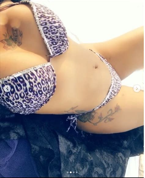 Toyin Lawani Sets Pulses Racing As She Strips Down To Her Underwear In