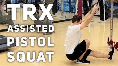 Assisted Pistol Squat Using Trx How To Make Pistol Squats Easier