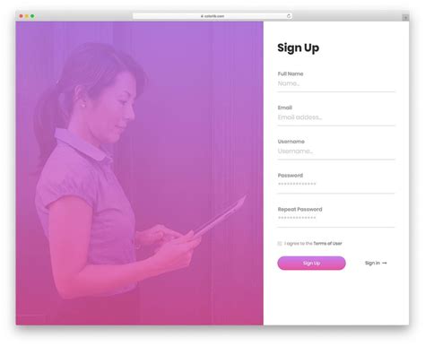69 Best Free Bootstrap Registration Forms For All Sites 2020 Colorlib