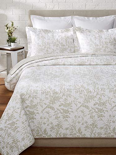 Laura Ashley Amberley Reversible Quilt Set King Bisquit Homeloft