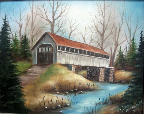 Pin By Darlene On Covered Bridges Covered Bridge Painting Covered