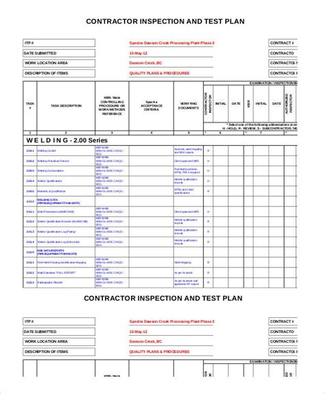 Test Plan Templates 13 Free Printable Word Pdf And Excel