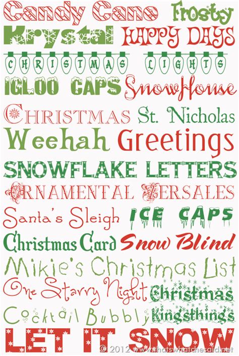 10 Holiday Christmas Fonts Images Christmas Font Microsoft Word Free