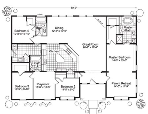 4 Bedroom Modular Home Floor Plans House Decor Concept Ideas