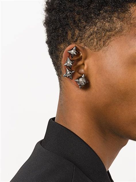 Dsquared2 Spiked Magnet Beaded Earring Earrings Designer Earrings
