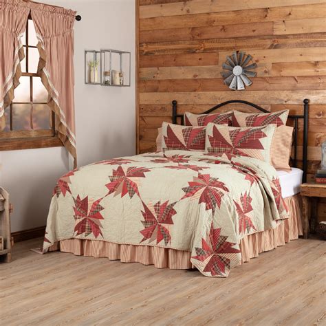 Barn Red Rustic And Lodge Bedding Wilder Cotton Pre Washed Chambray Queen