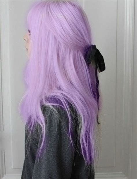 Lavender Dyed Hair Tips Naniesuperlilo