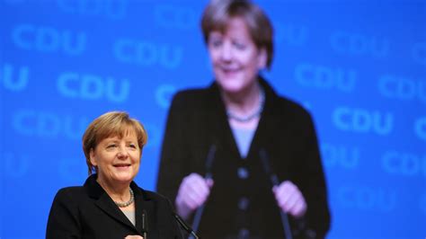 Cdu Parteitag Merkel Flüchtlingskrise Historische Bewährungsprobe Für Eu