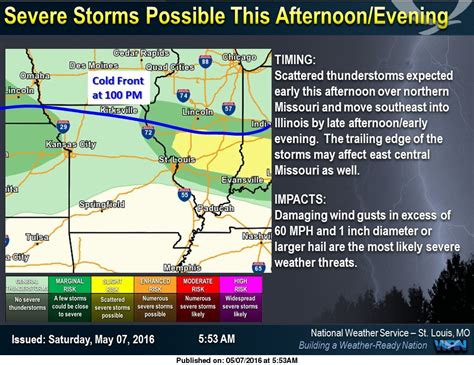 Severe Storms Are Possible Late This Afternoonearly This Evening