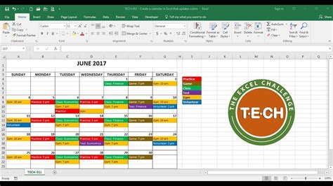 Calendario Excel