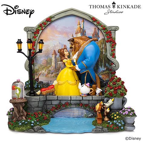 Disney A Tale Of Enchantment Hand Painted Beauty And The Beast