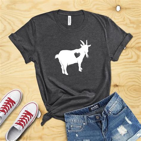 Goat Love T Shirt Goat Lover T Funny Goat T Shirt Etsy Farm Shirt Hoodie Shirt