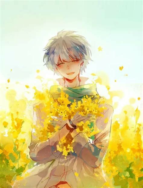 Violett On Twitter Yellow Boys ☀️🌻☀️ Anime Kawaii Aesthetic Yellow Animeboy Cute Sun