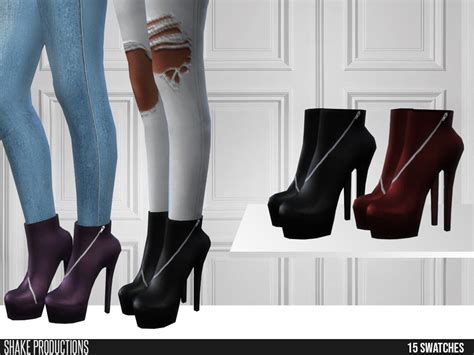 The Sims Resource Shakeproductions 484 Leather Boots