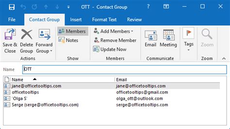 How To Create A Hierarchy Of Contact Groups In Outlook Microsoft