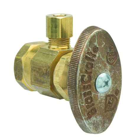 Brasscraft 12 In Fip Inlet X 14 In Od Compression Outlet Brass