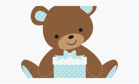 Teddy Bear Clipart Baby Boy Ursinho Bebe Desenho Azul Png