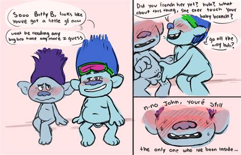 Rule 34 Artist Request Branch Trolls Brother Brothers Bzcest Comic