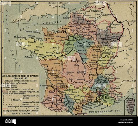 Map Of France 1789 Hi Res Stock Photography And Images Alamy