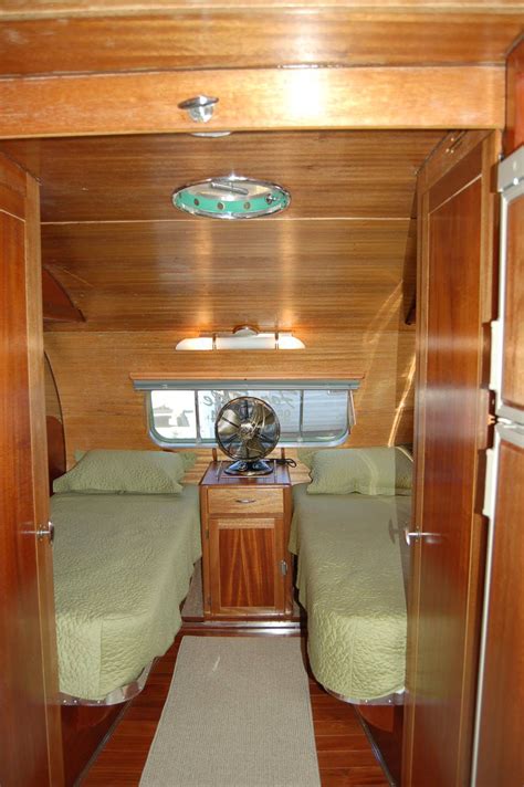 Very Cozy Bedroom With 2 Twin Beds In A Vintage 1950 Airfloat Land