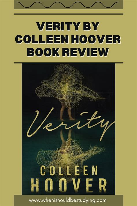 Verity By Colleen Hoover Book Review