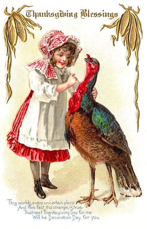 Recording was made on november 23. Antique Images: Free Thanksgiving Clip Art: Vintage Turkey ...