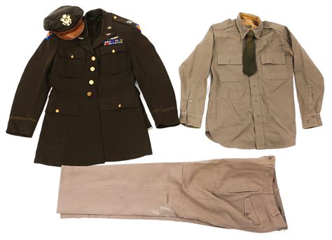 Sold Price Wwii Us Aaf 8th Air Force Officer Dress Uniform July 1