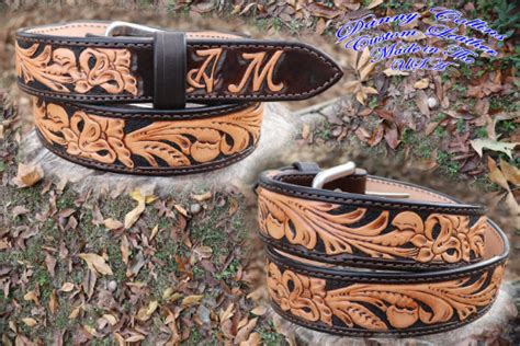 Custom Leather Belts Tooled Leather Belts Western Belts Danny