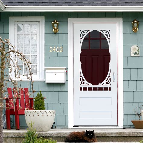 Decadent Screen Door Design In Wood Or Vinyl In And Out Home Products