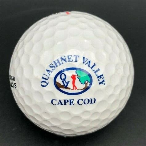 Quashnet Valley Cape Cod Logo Golf Ball 1 Slazenger Raw Distance