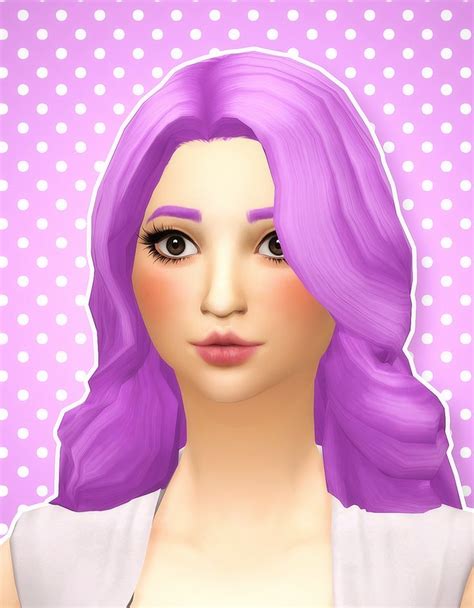 Hair Recolor Dump Part 1i Decided To Do Some Random Cc Hairs To Cheer