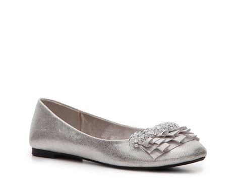 Beautiful Silver Flats For Bridesmaids Silver Wedding Shoes Womens