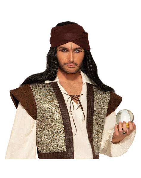 Fortune Teller Wig And Scarf Costume